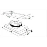 Kuppersbusch EDL12750.0E 120厘米 807m³/h 嵌入式天花式抽油煙機
